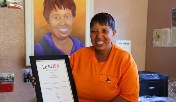 Lucinda Evans putting South Africa on the map in the fight against Gender-Based Violence.