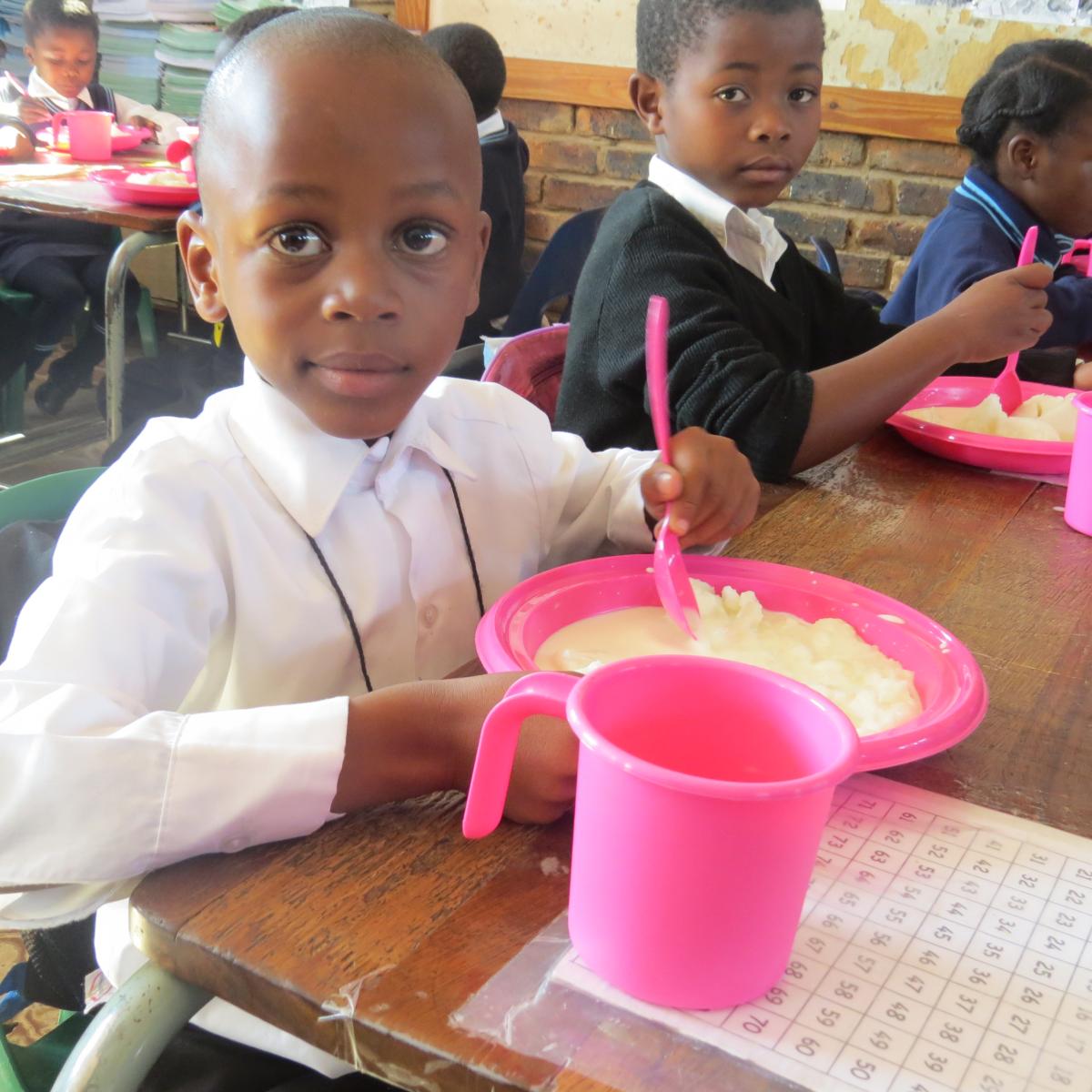 Millions of learners are benefiting from the AmaLunchbox initiative that provides meals at schools.