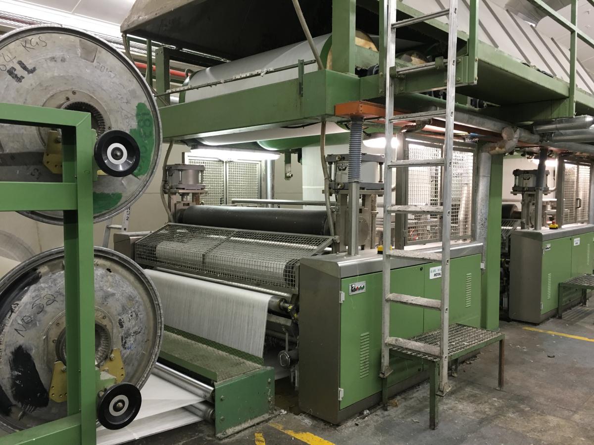 One of the sizing machines at Da Gama textiles bought by the grant from the Production Incentive Programme.