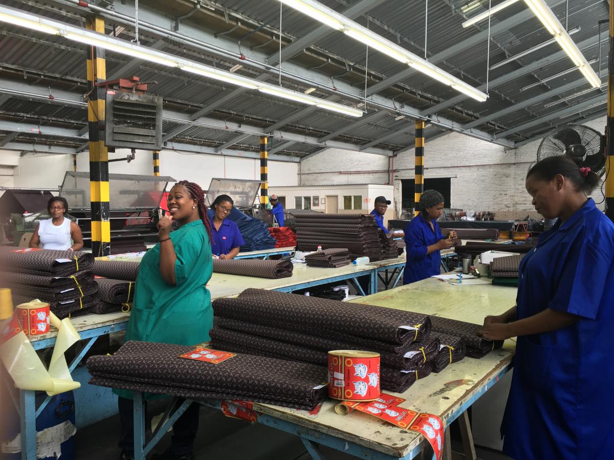 Da Gama Textiles employs just under 700 people in the Eastern Cape.