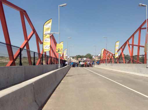 Diepsloot residents are benefiting from the new Ingonyama Bridge that helps them to commute between their home and work places safely.