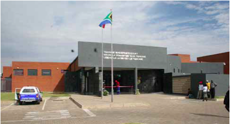Photo caption: The newly opened Tsakane Magistrate’s Court will make the lives of Tsakane residents that much easier as they no longer need to travel to Brakpan for justice services.