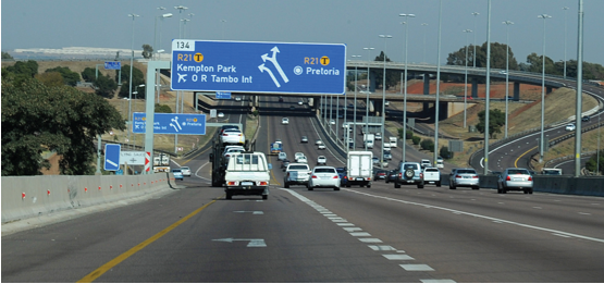Photo caption: Gauteng motorists will soon enjoy upgraded and wider un-tolled roads.