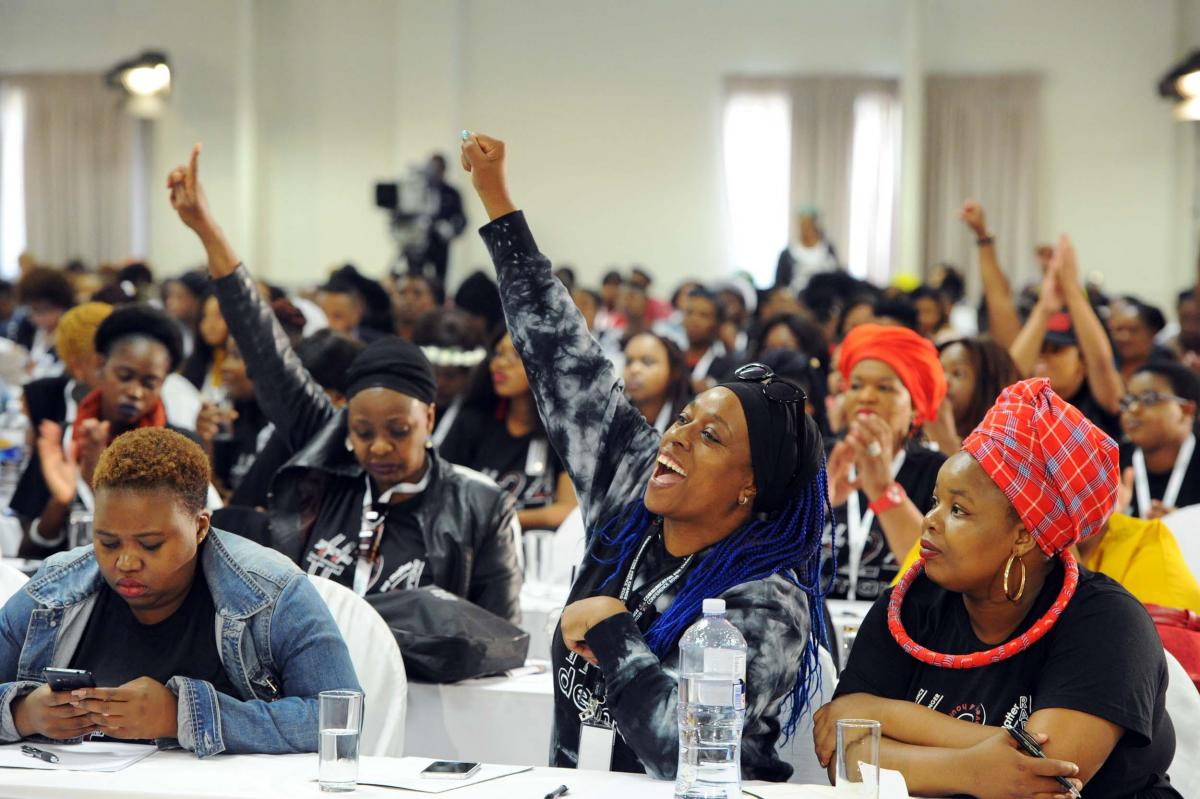 Delegates who attended the first National Gender-Based Violence and Femicide Summit which was held in November 2018. 