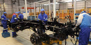 The newly opened First Automobile Works (FAW) plant in Port Elizabeth is expected to create a thousand jobs.
