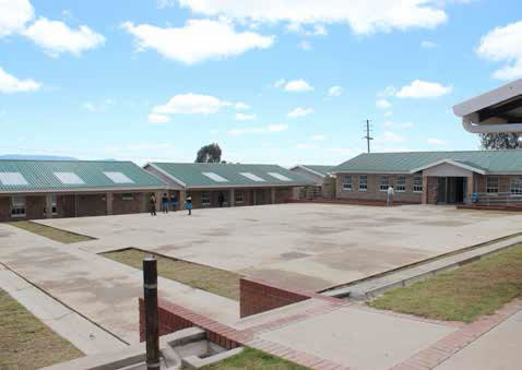 The new state-of-the-art Nqantosi Senior Primary School created over 500 new jobs and will ensure quality education for learners.