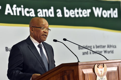President Jacob Zuma says Africa will continue to lend a helping hand to other African countries.