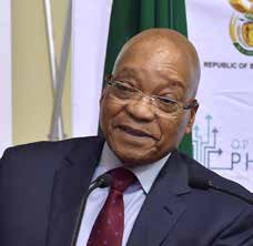President Jacob Zuma giving the nation an update on the progress of Operation Phakisa a programme that aims to fasttrack service delivery
