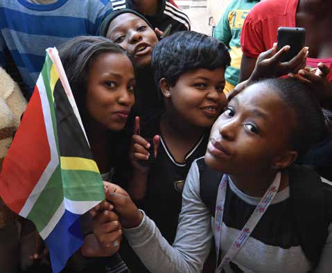 A group of young students from the Free State are in India receiving training in Information Communication Technology.