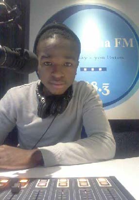 Young people like Chris Ndamase are benefiting from Nongoma FM, a community radio station in KwaZulu-Natal.