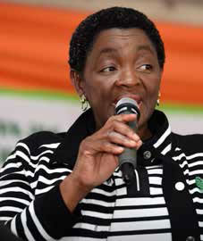 Minister Bathabile Dlamini.