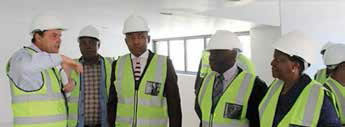 Deputy Minister of Higher Education and Training Mduduzi Manana recently visited the University of Mpumalanga in Mbombela to assess the construction of the new buildings.
