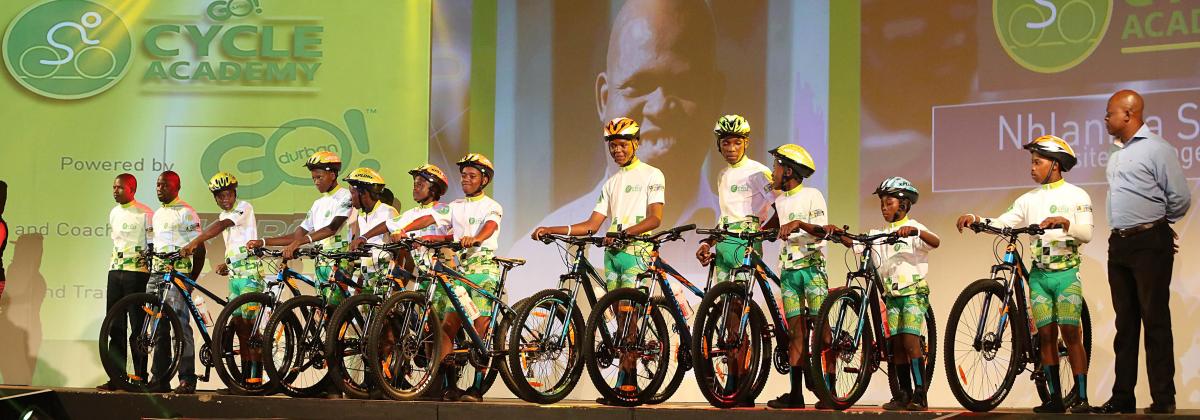 Aspiring cyclists from eNanda have been given a chance to improve their skills.