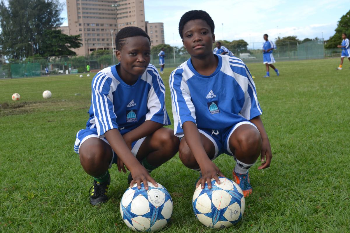 The Shamase twins Sphumelele and Thubelishe are part of a team that will represent eThekwini in the one Nations Cup in Germany.