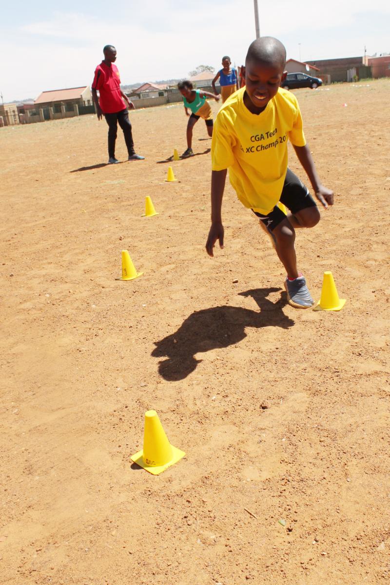 Athletics is changing the lives of young people in Johannesburg.
