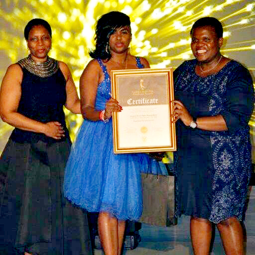 Mpho Mgogodla (centre) is serious about fighting crime she is seen here with Commnications Minister Faith Muhambi (right) and Public Service and Administration Deputy Minister Ayanda Dlodlo.