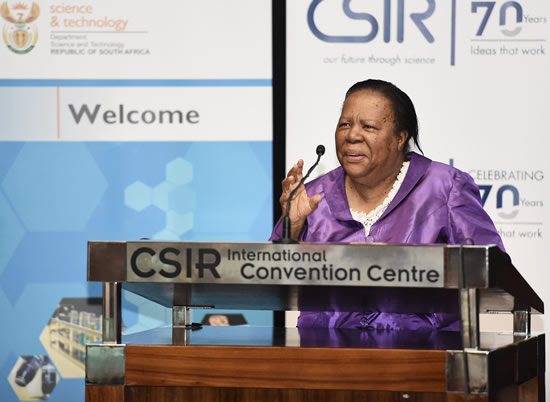 We must get more young people to study and pass maths and sciences, says Minister of Science and Technology Naledi Pandor.