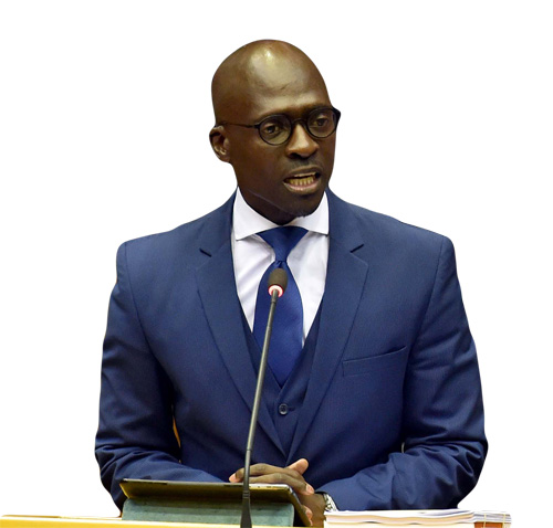 Finance Minister Malusi Gigaba delivers the Medium Term Budget Policy Statement.