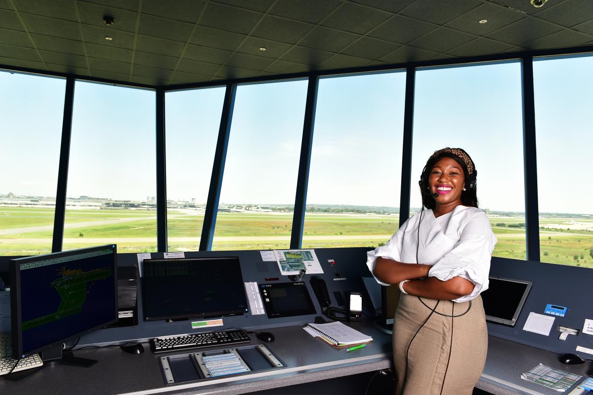 Mokgadi Mkhize works for Air Traffic and Navigation Services, based at the OR Tambo International Airport in Ekurhuleni.