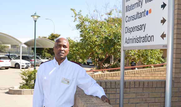 Joshua Mashiloane is a Midwife at the Rethabile Healthcare centre in Polokwane, Limpopo.