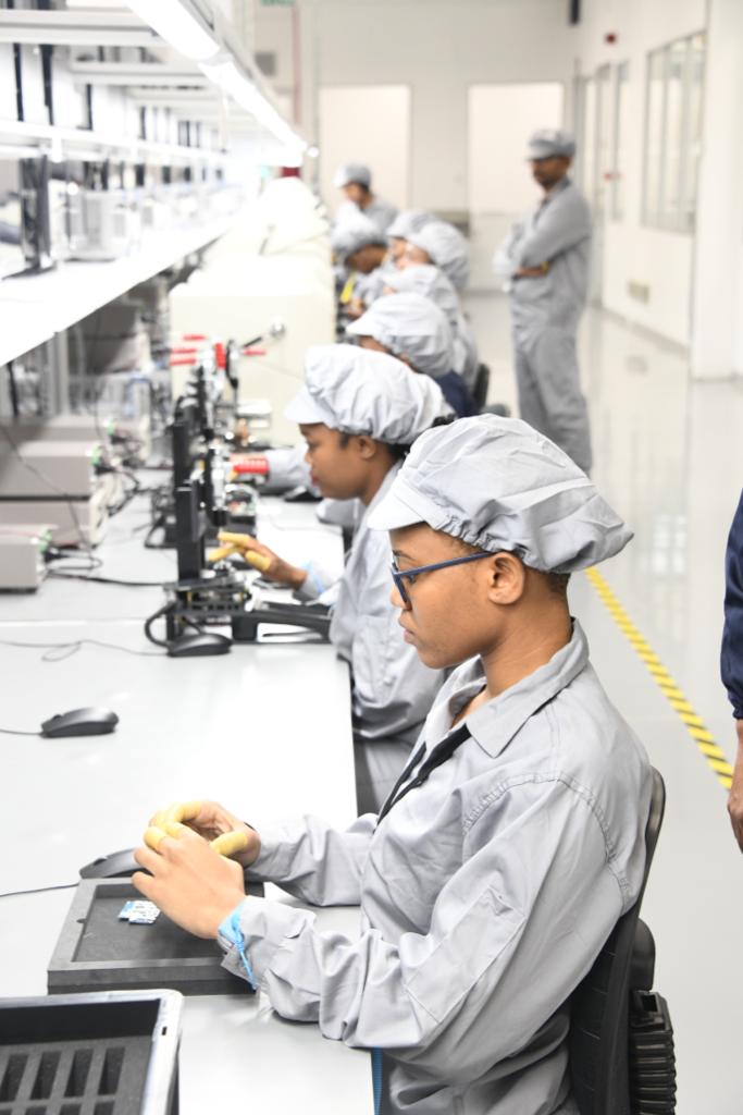 The Mara Phone manufacturing plant situated in Durban has created about 200 jobs with 94 percent of them being youth and 67 percent are women.
