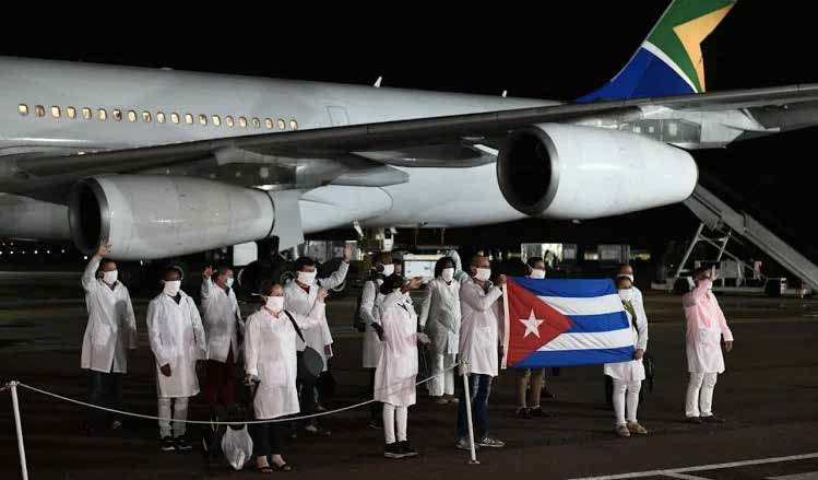 A total of 217 Cuban doctors are in South Africa to help curb the COVID-19 pandemic.