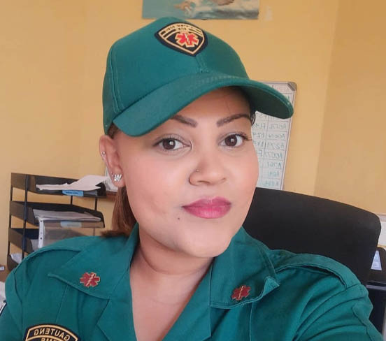Waseela Mohammed, the Shift Leader at Gauteng Emergency Management Services.