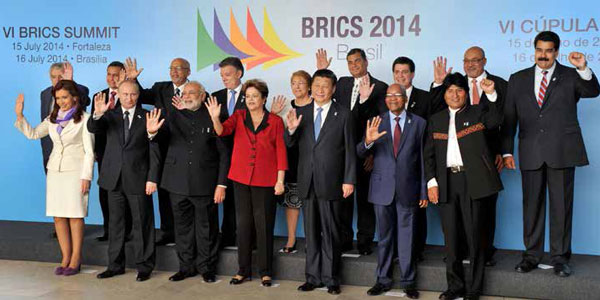 Brics (Brazil, Russia, India, China and South Africa) leaders held a successful Brics Summit in Brazil in July.