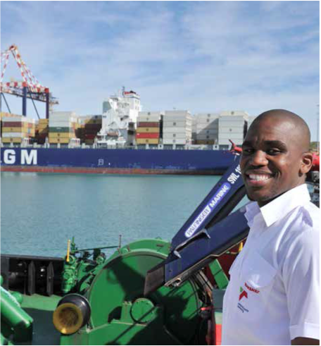 Philisane Ncane moved from the streets of Durban to the Port of Ngqura against all odds.