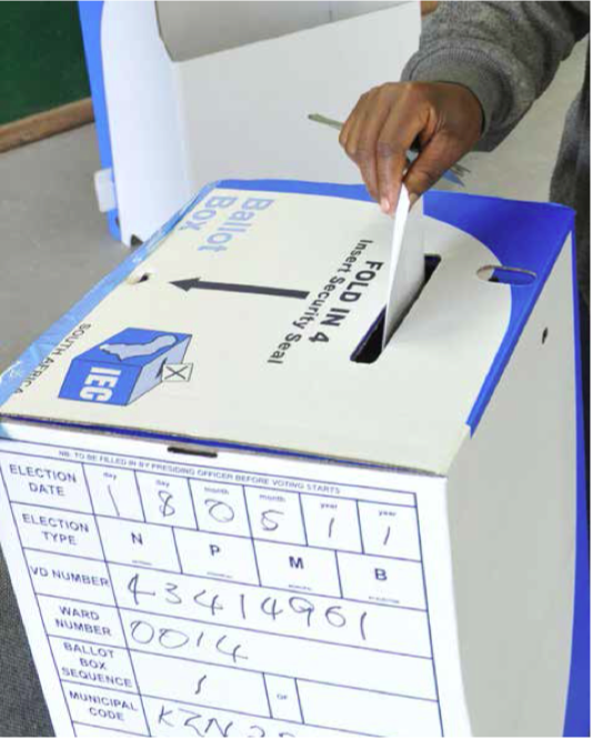 Photo caption: The IEC calls on eligible voters to register for the 2014 general elections.
