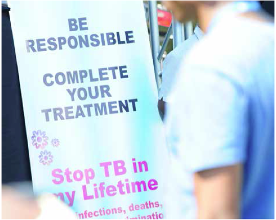 Photo caption: The Department of Health is applying stringent measures to fight TB with the help of a grant from the Global Fund.