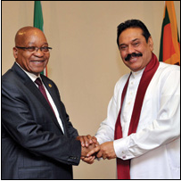 During his recent visit to Sri Lanka, President Jacob Zuma shared some of South Africa’s experience in nation building with Sri Lankan President Mahinda Rajapaksa.