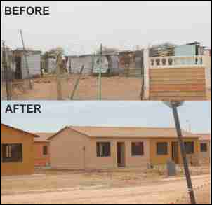 About 500 Northern Cape families will enjoy the comfort of their own home thanks to Department of Human Settlement’s Lerato Park development.