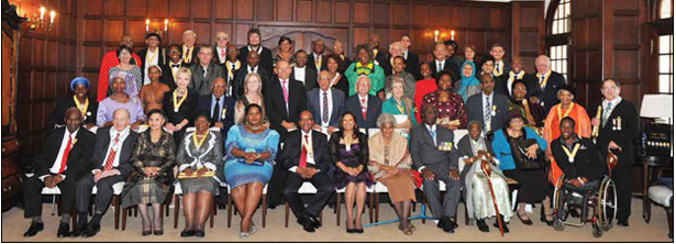 President Jacob Zuma with the recipients of National Orders, who were honoured for their role in building a better South Africa.