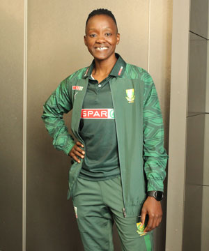 Captain of SPAR Proteas Bongiwe Msomi 