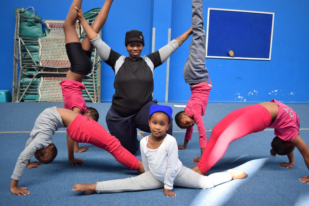 Kediemetse Moloeloe wants to put Thaba Nchu in the Free State on the map through her gymnastics where she is teaching young children and youth about this sport.