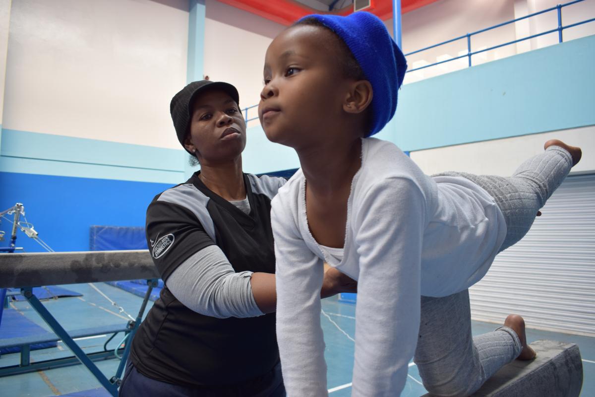 Kediemetse Moloeloe wants to put Thaba Nchu in the Free State on the map through gymnastics.