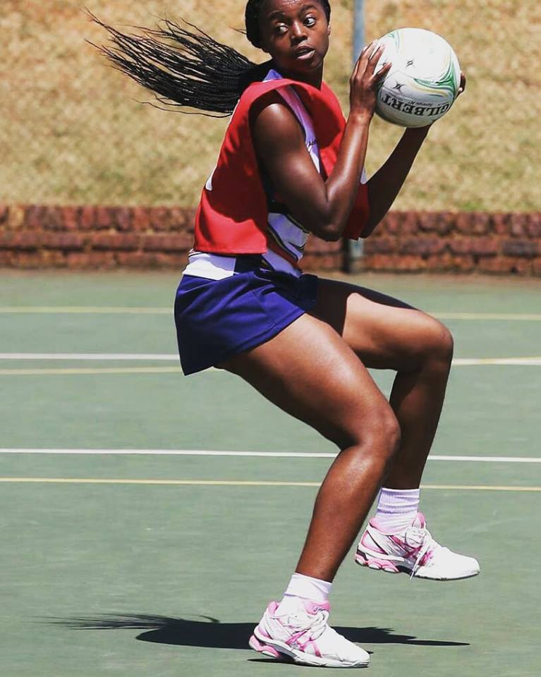 Gauteng Jaguars goal attack Precious Maseko.