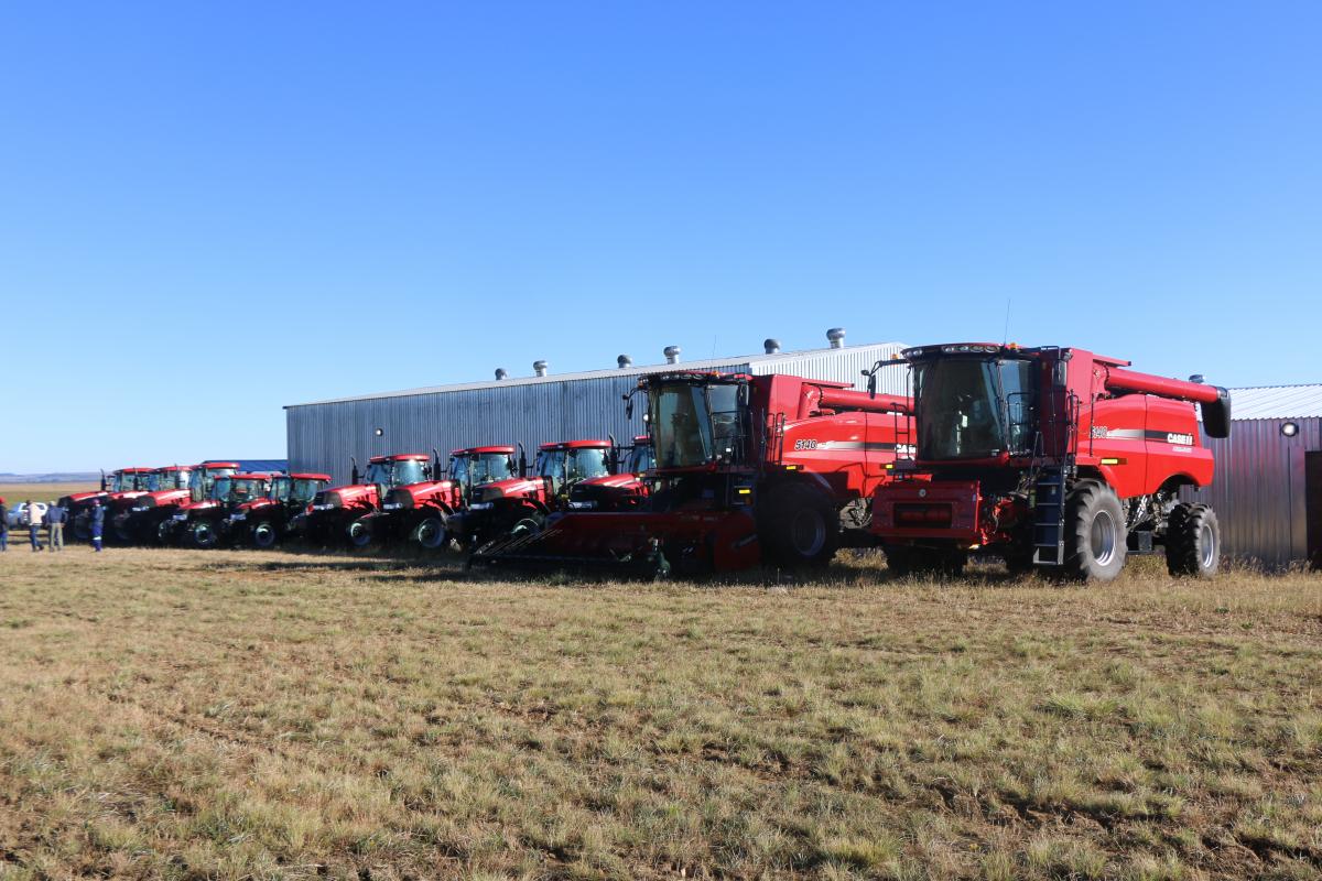  Farmer support equipment donated by the Department of Rural Development and Land Reform (DRDLR) as part of the Farmer Production Support Unit programme.