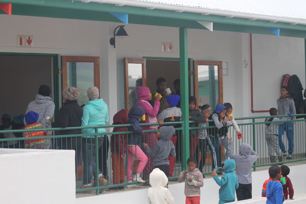 Children and young people who attended the opening of the Path out of Poverty Youth Centre opening.