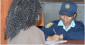 When you report a case of rape, you may ask to speak to a woman police officer or an officer who has been trained to deal with rape cases