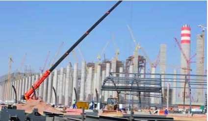 Photo caption: The new Medupi Power Station, currently under construction in Limpopo, is one of the many infrastructure projects underway in the country.