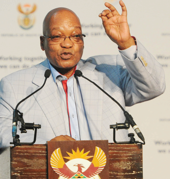 Photo caption: Speaking at the Presidential Youth Indaba on Jobs and Skills, President Jacob Zuma urged the youth to dream about a prosperous South Africa.