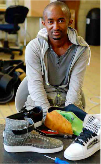 Soweto resident Sifiso Dlamini is the owner of a successful shoe design and manufacturing company.