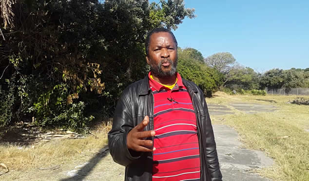 Vuyani Mtiki who attended the Eastern Cape leg of the hearings on the amendment of section 25 of the Constitution.