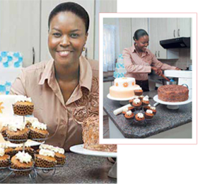 Khensani Peters is baking up her storm with her homemade cake business, earning her a spot in an international business mentoring programme.