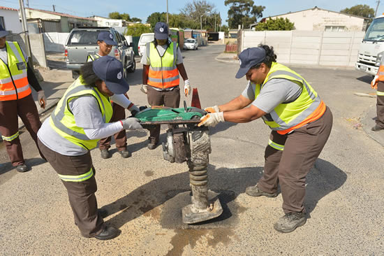 A group of women are being skilled and empowered through the City of Cape Town's Women at Work Programme.