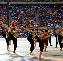 Performers put on an impressive display during the opening ceremony of the 2013 Afcon.