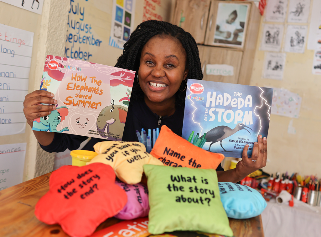 Khumo Tapfumaneyi has created a platform for parents to access books written in African languages