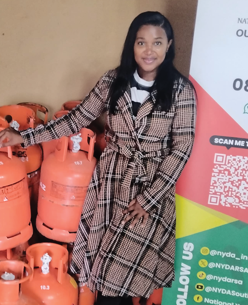 Tina Zunga saw a gap in the market which prompted her to start her LP gas business.